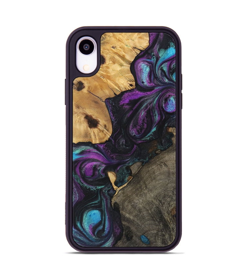 iPhone Xr Wood Phone Case - Gregory (Purple, 725673)