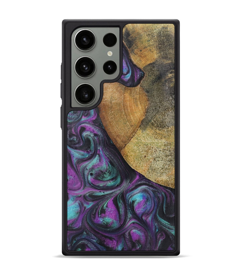 Galaxy S24 Ultra Wood Phone Case - Elsa (Purple, 725675)