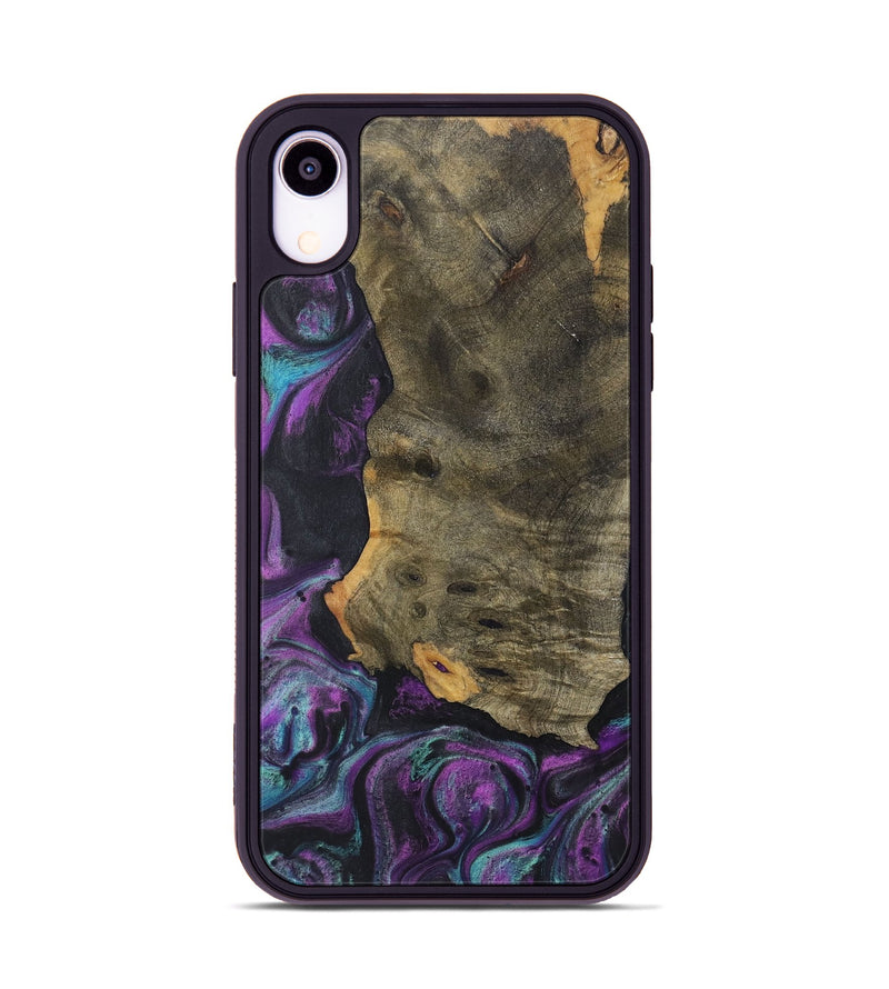 iPhone Xr Wood Phone Case - Dustin (Purple, 725676)