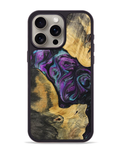 iPhone 15 Pro Max Wood Phone Case - Ashton (Purple, 725677)