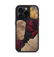 iPhone 15 Pro Wood Phone Case - Reign (Red, 725683)