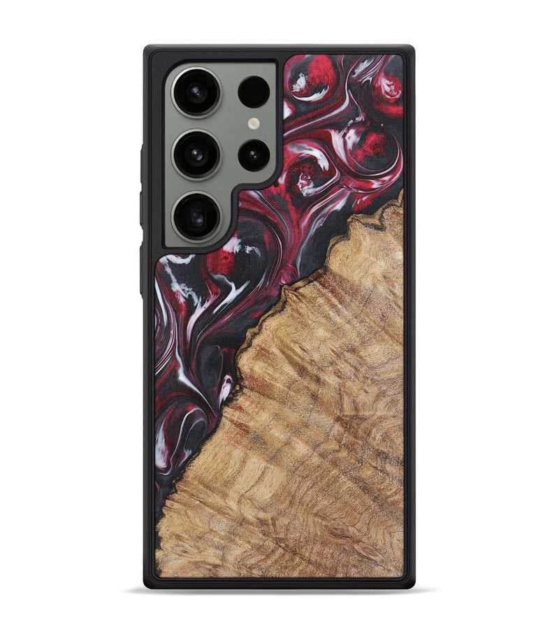 Galaxy S24 Ultra Wood Phone Case - Alex (Red, 725685)