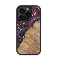 iPhone 15 Pro Wood Phone Case - Alex (Red, 725685)