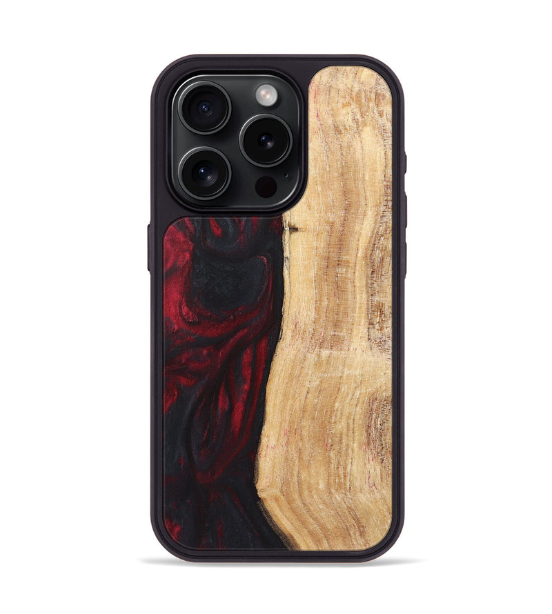 iPhone 15 Pro Wood Phone Case - Crew (Red, 725686)