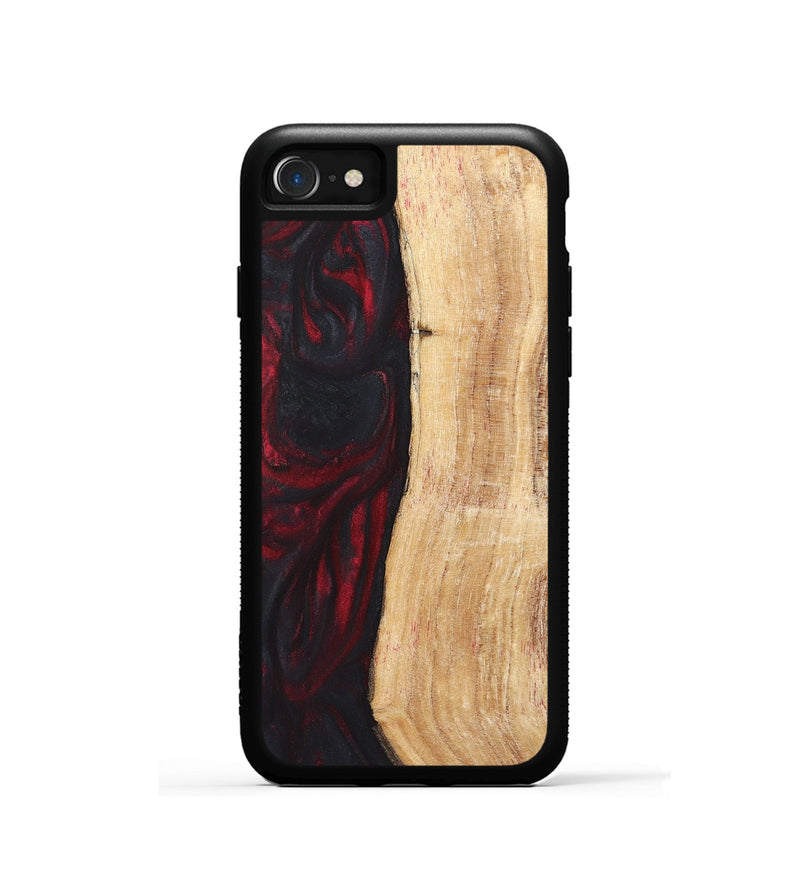 iPhone SE Wood Phone Case - Crew (Red, 725686)