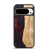 Pixel 9 Pro Wood Phone Case - Crew (Red, 725686)