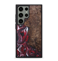 Galaxy S24 Ultra Wood Phone Case - Rudolph (Red, 725688)