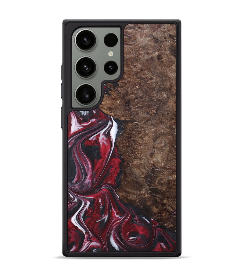 Galaxy S24 Ultra Wood Phone Case - Rudolph (Red, 725688)