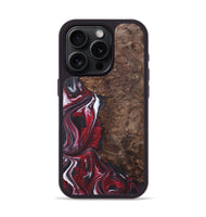 iPhone 15 Pro Wood Phone Case - Rudolph (Red, 725688)