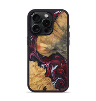 iPhone 15 Pro Wood Phone Case - Peter (Red, 725690)