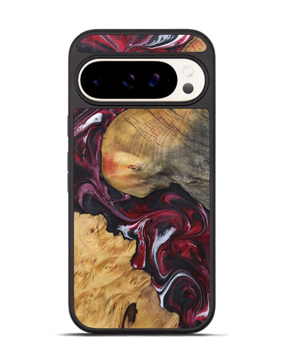 Pixel 9 Pro Wood Phone Case - Peter (Red, 725690)