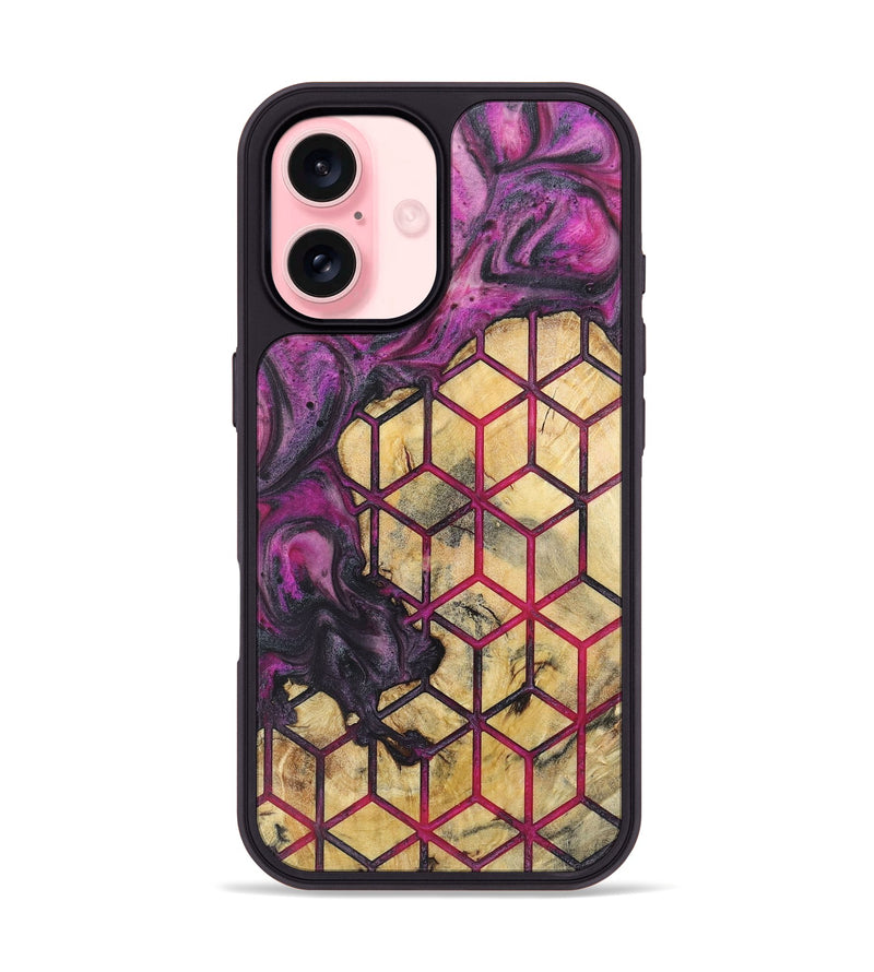 iPhone 16 Wood Phone Case - Sharyn (Pattern, 725693)