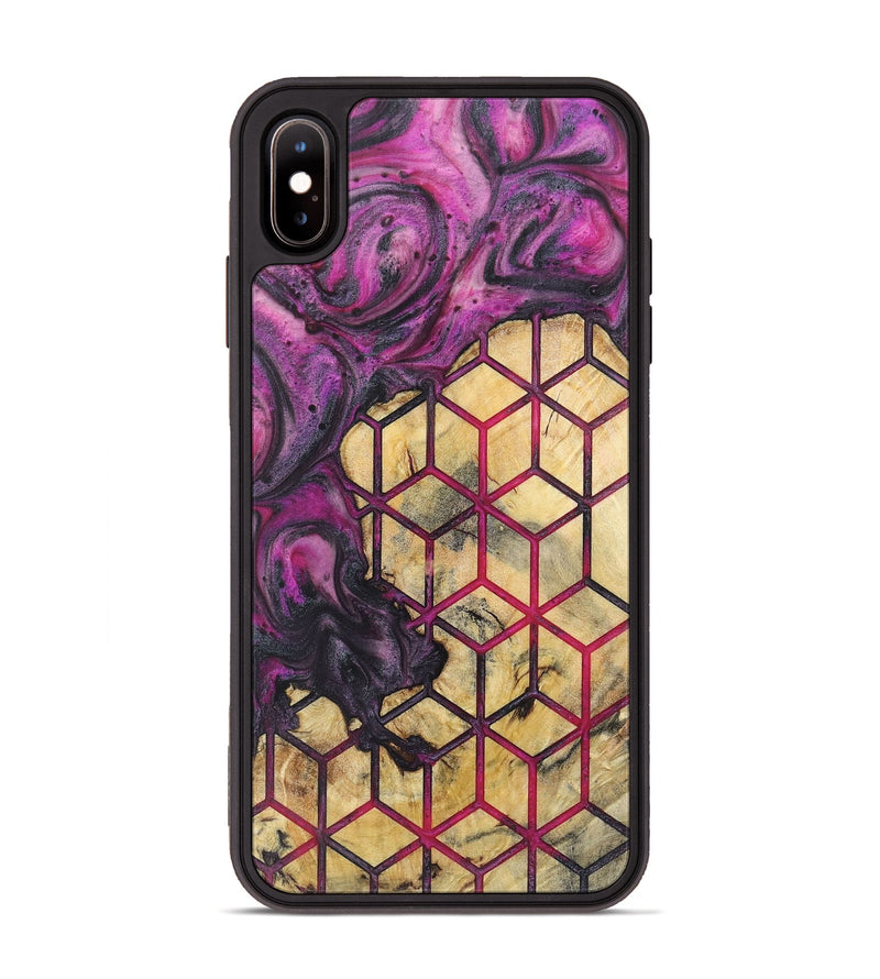 iPhone Xs Max Wood Phone Case - Sharyn (Pattern, 725693)