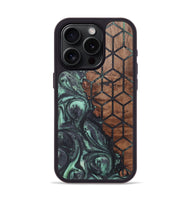 iPhone 15 Pro Wood Phone Case - Loretta (Pattern, 725695)