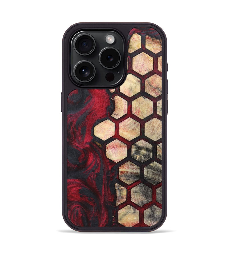 iPhone 15 Pro Wood Phone Case - Dionne (Pattern, 725697)