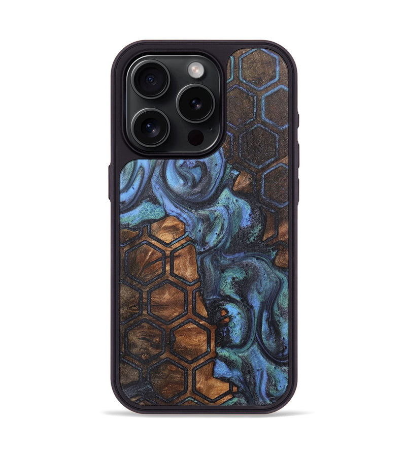 iPhone 15 Pro Wood Phone Case - Evie (Pattern, 725701)