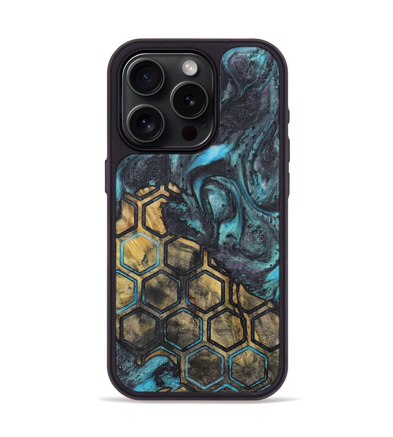 iPhone 15 Pro Wood Phone Case - Alexandra (Pattern, 725702)