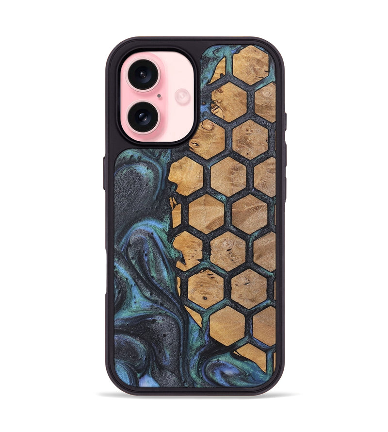 iPhone 16 Wood Phone Case - Harold (Pattern, 725708)