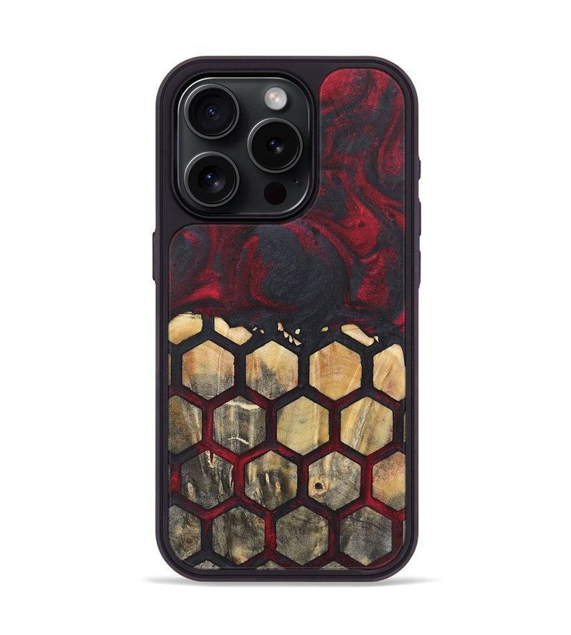 iPhone 15 Pro Wood Phone Case - Charlene (Pattern, 725713)