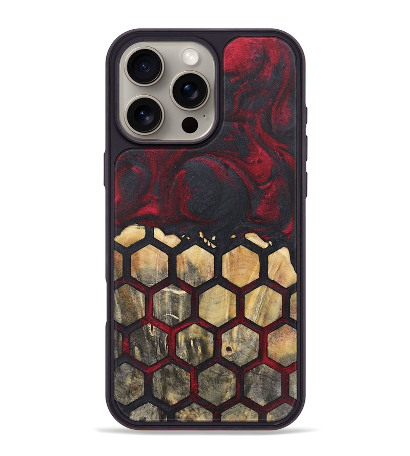 iPhone 16 Pro Max Wood Phone Case - Charlene (Pattern, 725713)