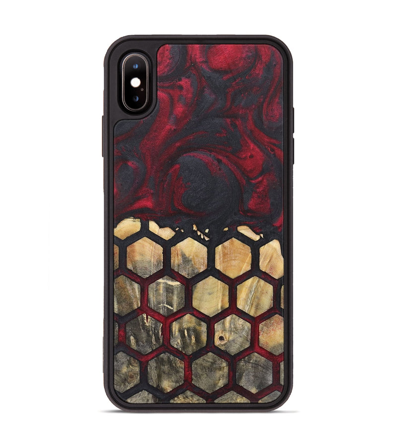 iPhone Xs Max Wood Phone Case - Charlene (Pattern, 725713)