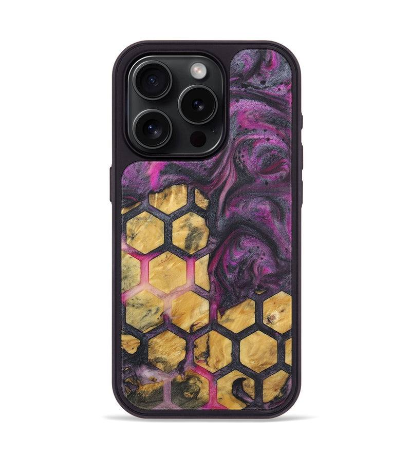 iPhone 15 Pro Wood Phone Case - Destinee (Pattern, 725717)