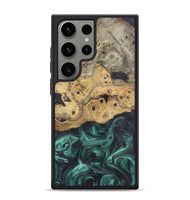 Galaxy S24 Ultra Wood Phone Case - Lindsey (Green, 725728)