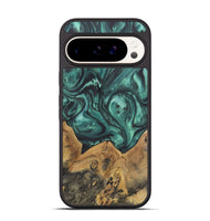 Pixel 9 Pro Wood Phone Case - Antoine (Green, 725732)