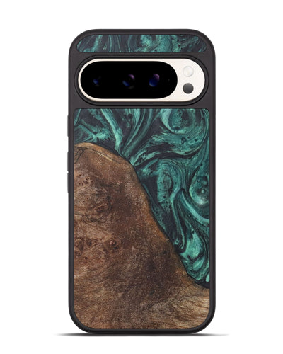 Pixel 9 Pro Wood Phone Case - Daxton (Green, 725734)