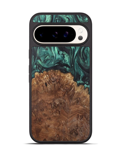 Pixel 9 Pro Wood Phone Case - Alan (Green, 725736)