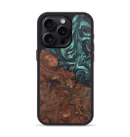 iPhone 15 Pro Wood Phone Case - Virginia (Green, 725742)