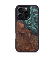 iPhone 16 Pro Wood Phone Case - Virginia (Green, 725742)