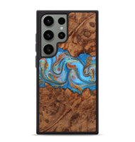 Galaxy S24 Ultra Wood Phone Case - June (Teal & Gold, 725799)