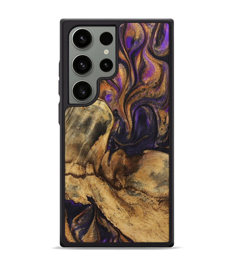 Galaxy S24 Ultra Wood Phone Case - Eloise (Purple, 725827)