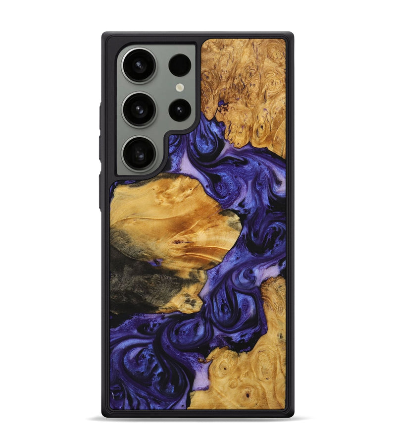 Galaxy S24 Ultra Wood Phone Case - Carissa (Purple, 725835)