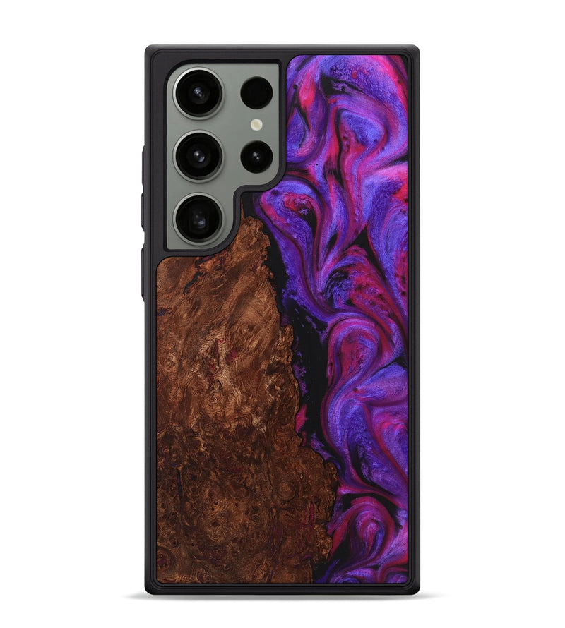 Galaxy S24 Ultra Wood Phone Case - Jonas (Purple, 725841)