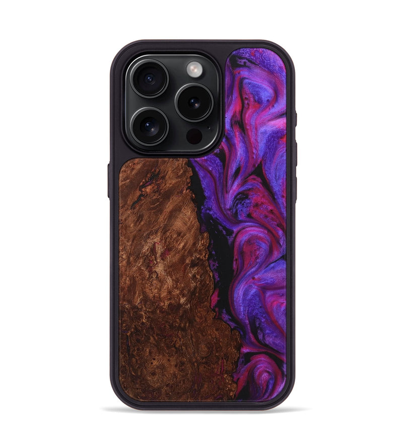 iPhone 15 Pro Wood Phone Case - Jonas (Purple, 725841)