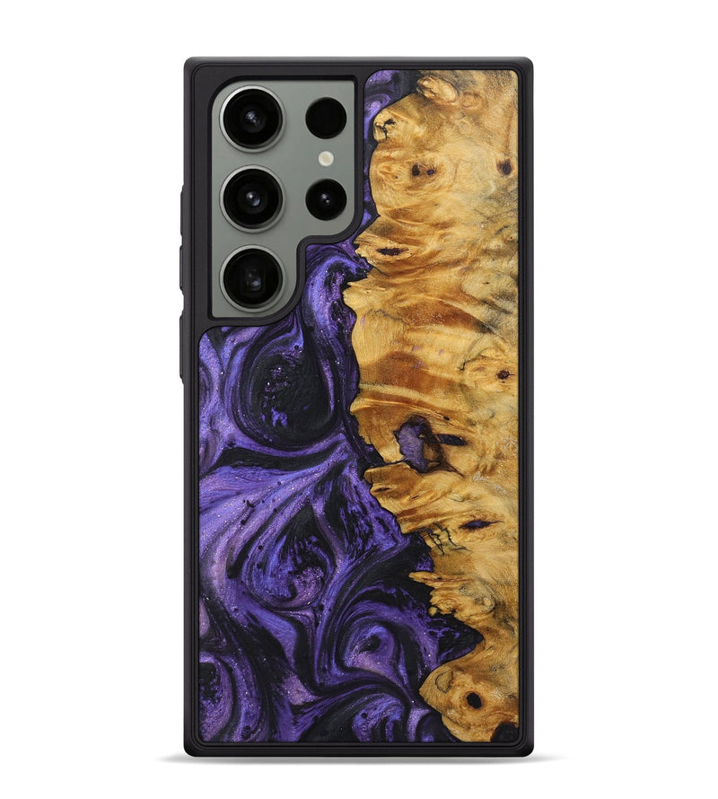 Galaxy S24 Ultra Wood Phone Case - Yesenia (Purple, 725842)