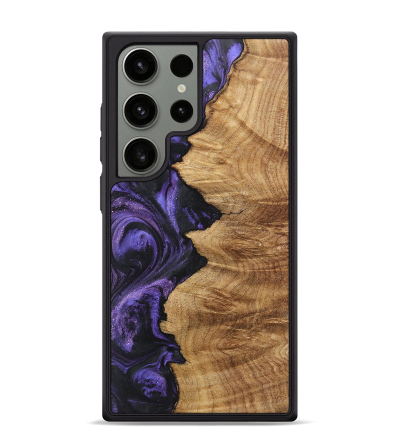 Galaxy S24 Ultra Wood Phone Case - Mia (Purple, 725843)