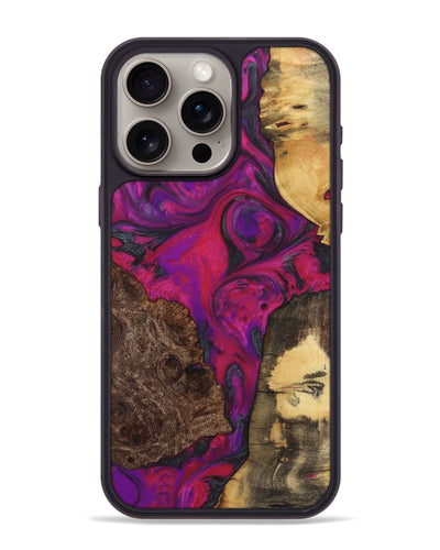 iPhone 15 Pro Max Wood Phone Case - Madison (Purple, 725844)