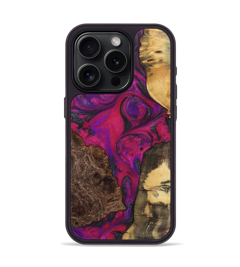 iPhone 15 Pro Wood Phone Case - Madison (Purple, 725844)