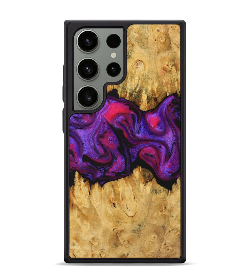 Galaxy S24 Ultra Wood Phone Case - Gertrude (Purple, 725848)