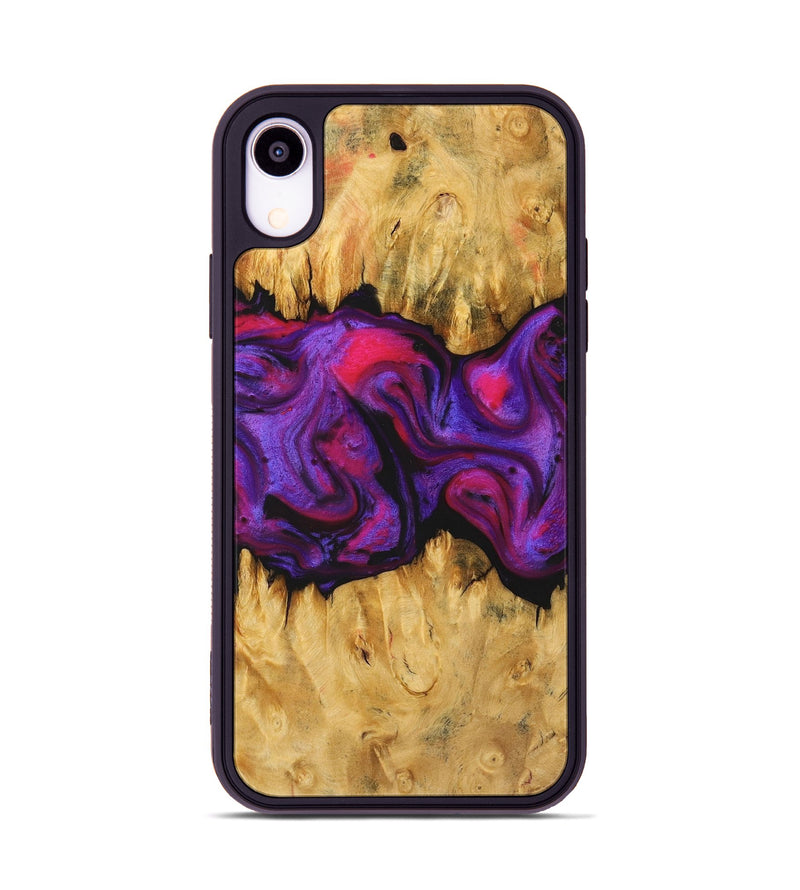 iPhone Xr Wood Phone Case - Gertrude (Purple, 725848)