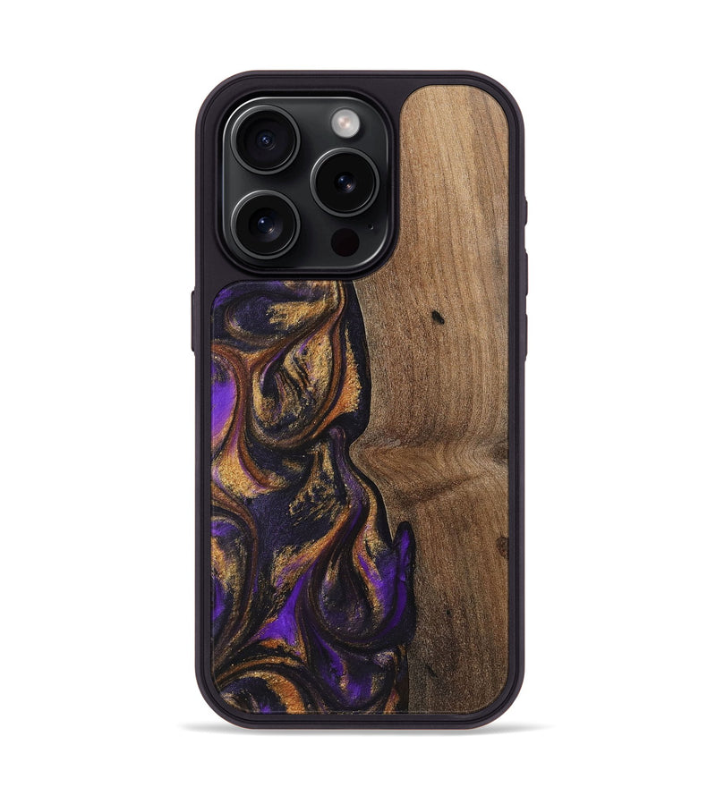 iPhone 15 Pro Wood Phone Case - Knox (Purple, 725852)