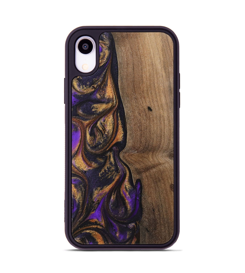 iPhone Xr Wood Phone Case - Knox (Purple, 725852)