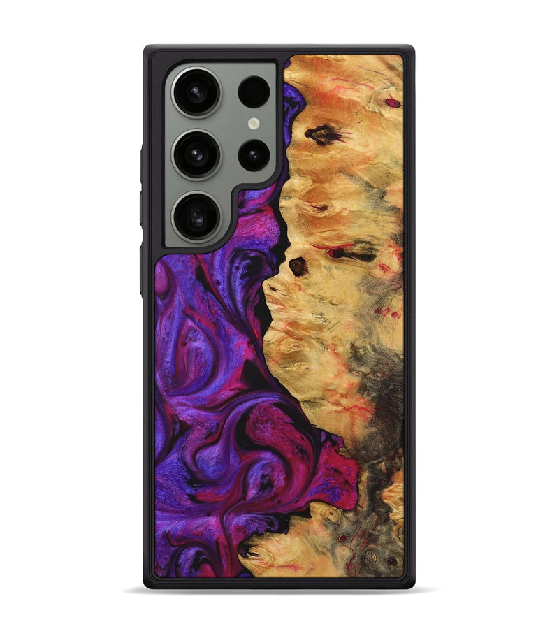 Galaxy S24 Ultra Wood Phone Case - Nakia (Purple, 725856)