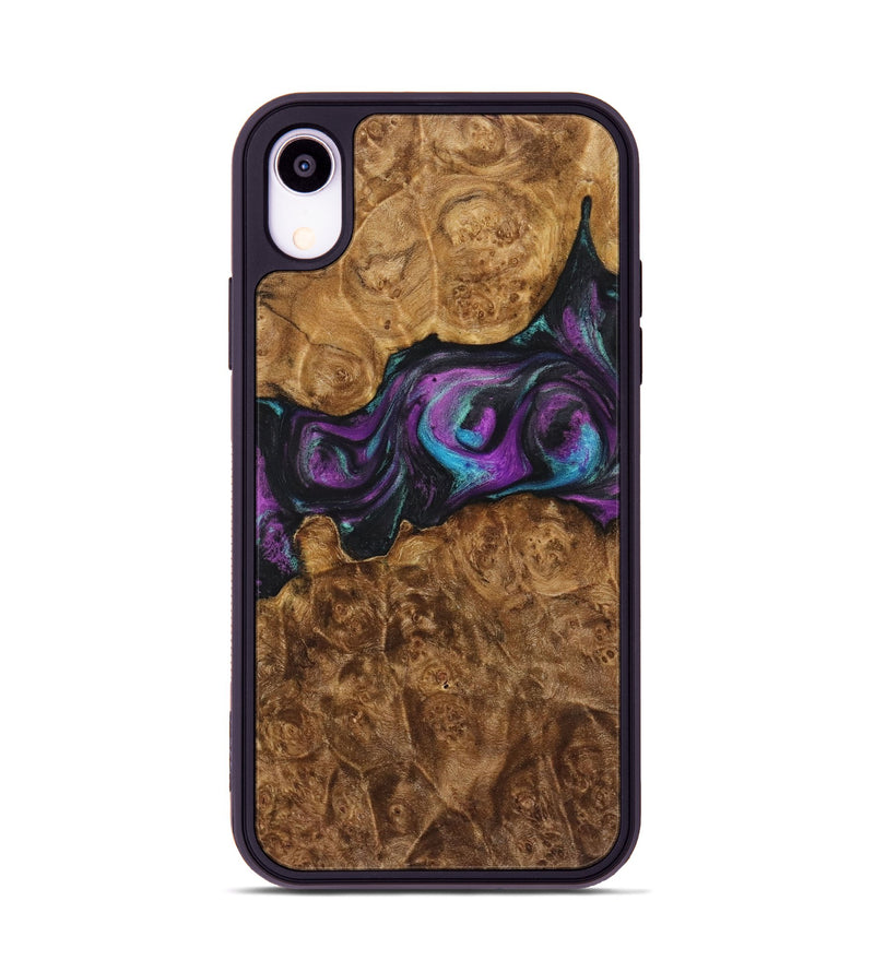 iPhone Xr Wood Phone Case - Gage (Purple, 725865)