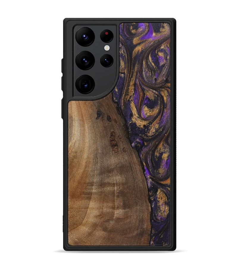 Galaxy S22 Ultra Wood Phone Case - Gloria (Purple, 725868)