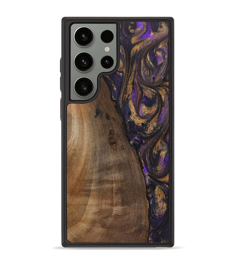 Galaxy S23 Ultra Wood Phone Case - Gloria (Purple, 725868)