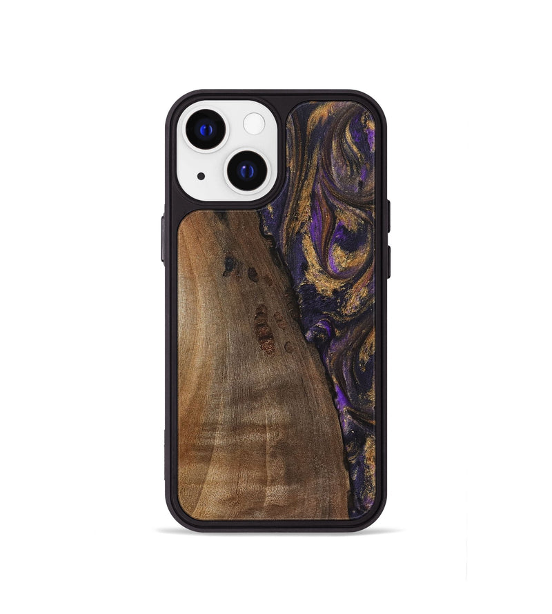 iPhone 13 mini Wood Phone Case - Gloria (Purple, 725868)